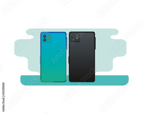 smartphones devices technology digital icons