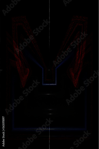 Digital Art. Fractal, Arte, Tecnología, Abstracta, Circunferencia, Color. Futurista. 