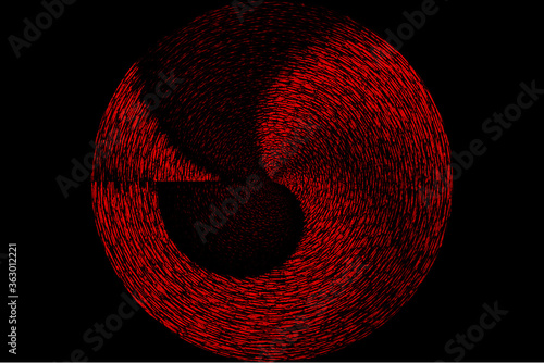 Digital Art. Fractal, Arte, Tecnología, Abstracta, Circunferencia, Color. Futurista. 