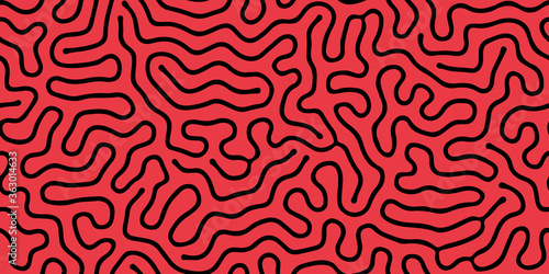 Seamless organic, biological pattern. Abstract shapes like corals.