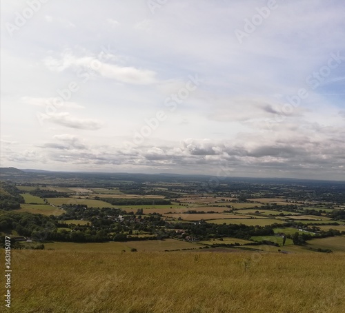 landscape of devils dyke place on the South Downs Way in southern England, near Brighton and Hove © Nagendra