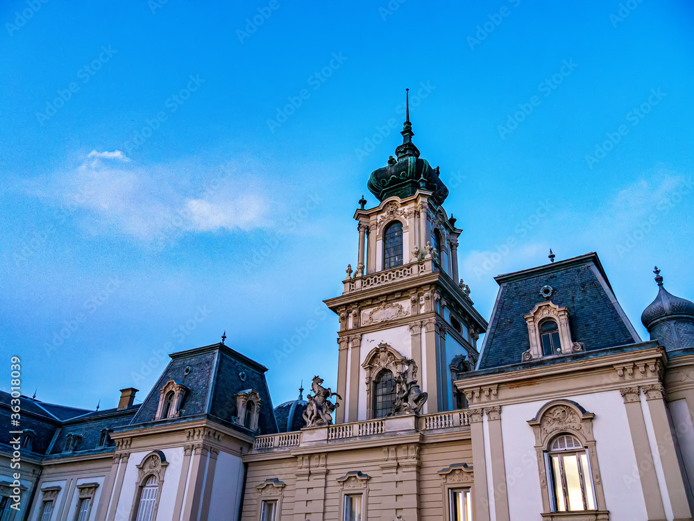 View on the Festetics Palace in Keszthely