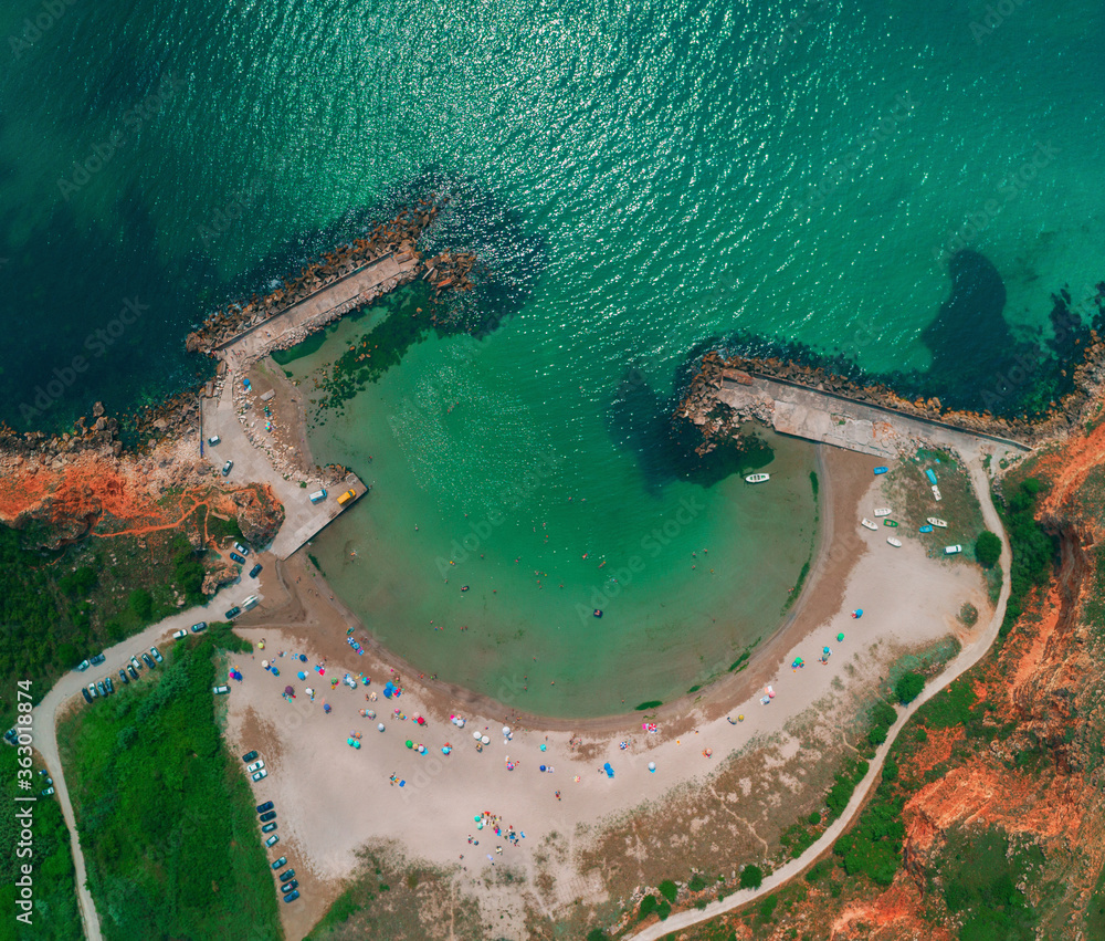 Bolata beach Bulgaria. Exotic bay near Cape Kaliakra and Albena, Varna province