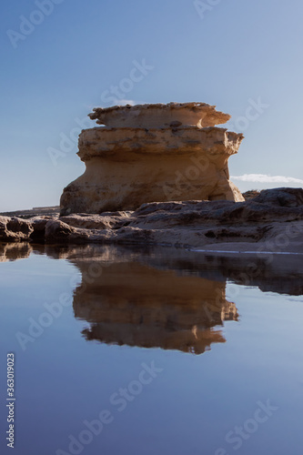 Sea stack refelction