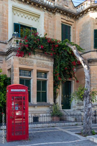 Traditional Red telephone box