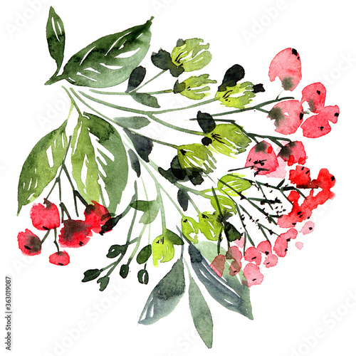 Watercolor floral arrangments