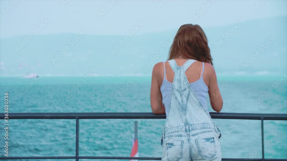 Tourist Travelling By Ferry