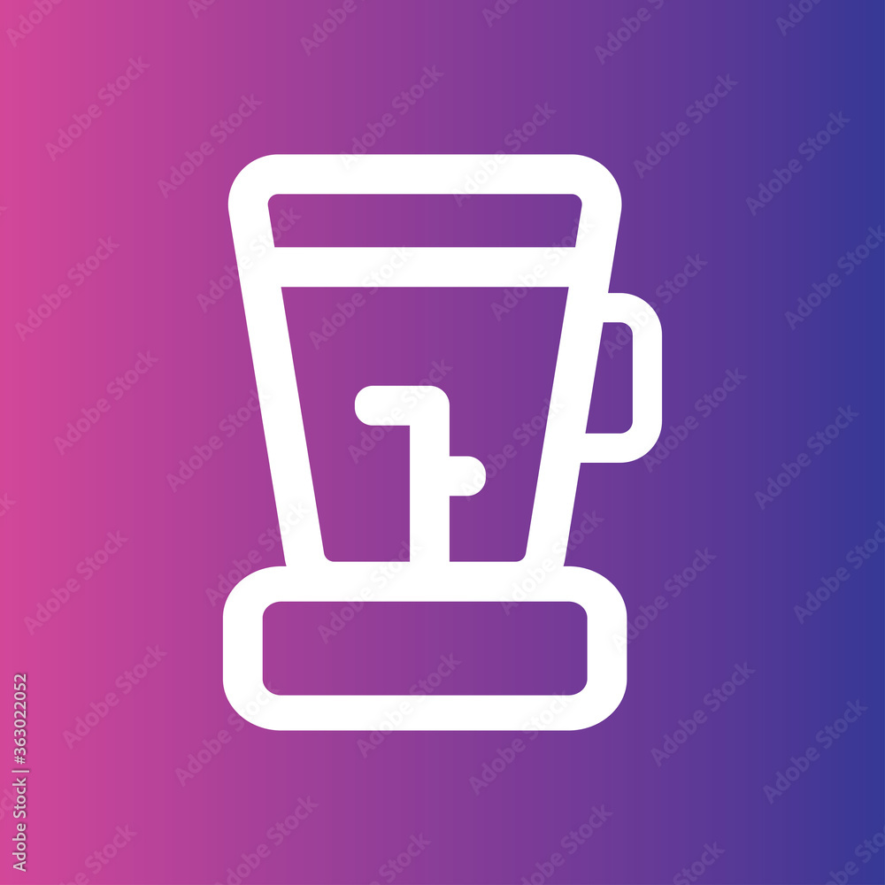 Blender outline icon for web and mobile Blender outline icon for web and mobile