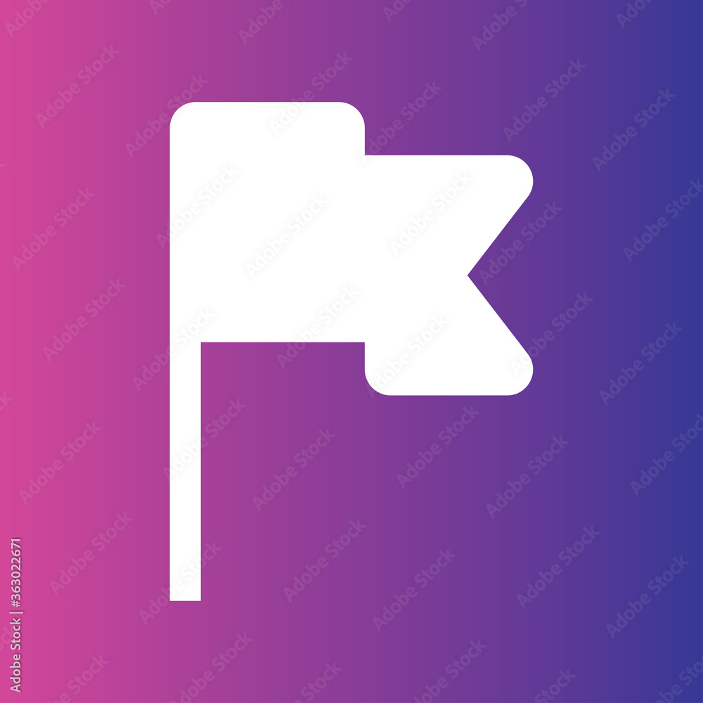 Flag icon illustration isolated vector sign symbol Flag icon illustration isolated vector sign symbol