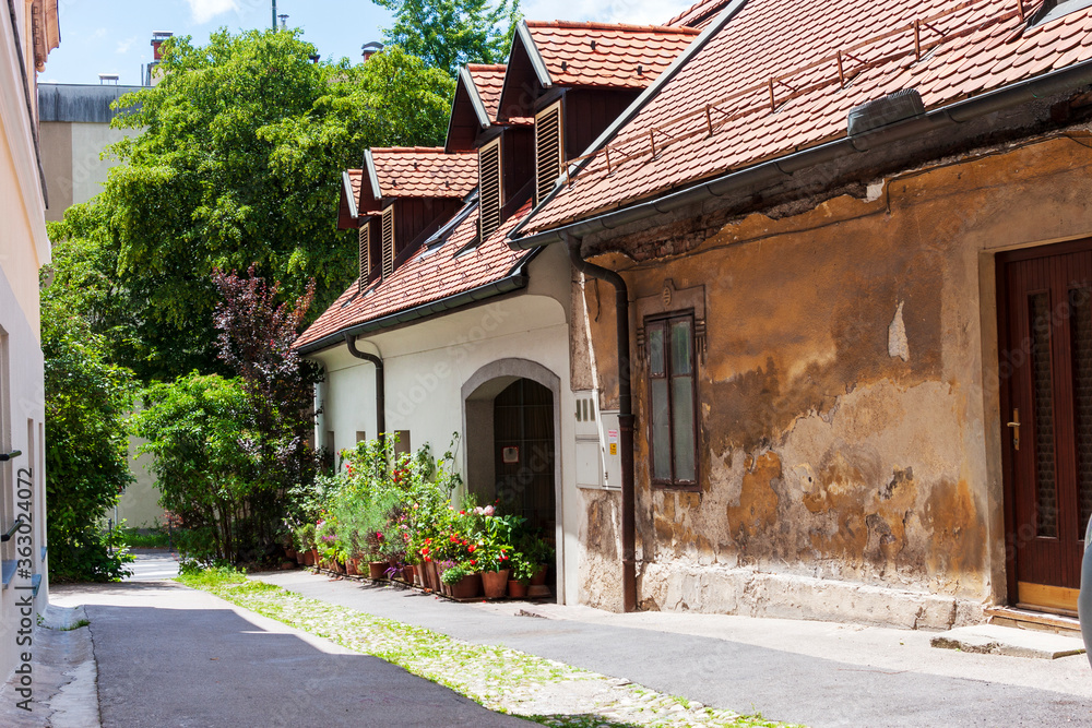 old house in the old town of Ljubljana