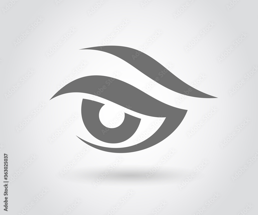 Eye icon, Flat style, vector Eye icon, Flat style, vector