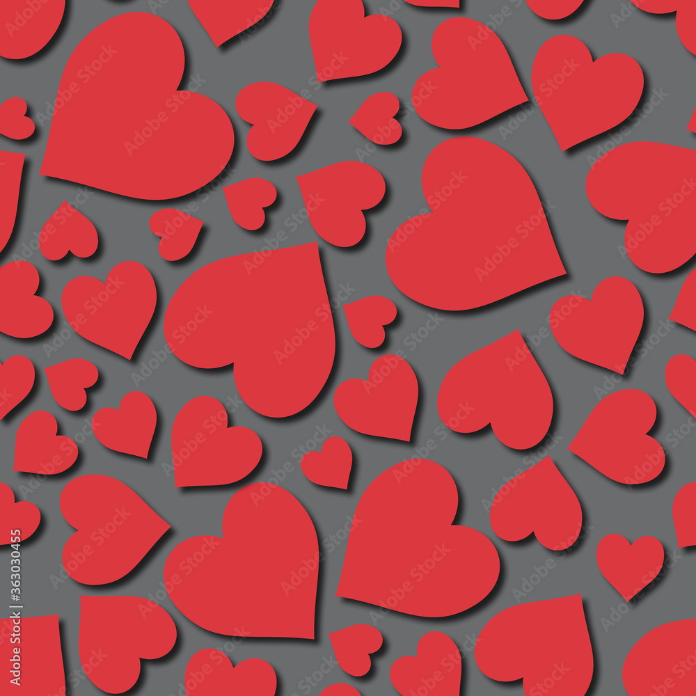 Love heart seamless repeat pattern background Love heart seamless repeat pattern background