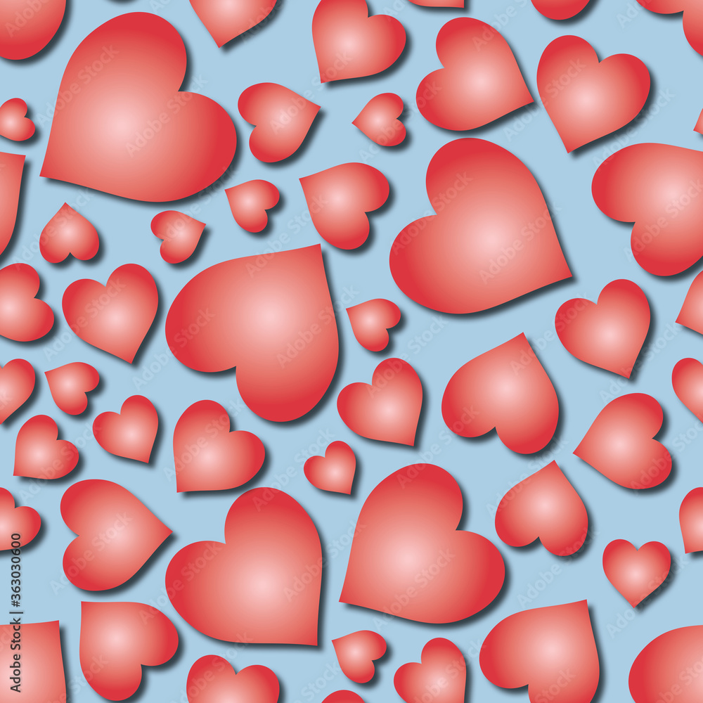 Love heart seamless repeat pattern background Love heart seamless repeat pattern background