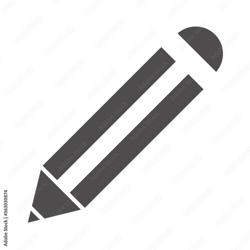 teach school and education write pencil creativity silhouette style icon teach school and education write pencil creativity silhouette style icon