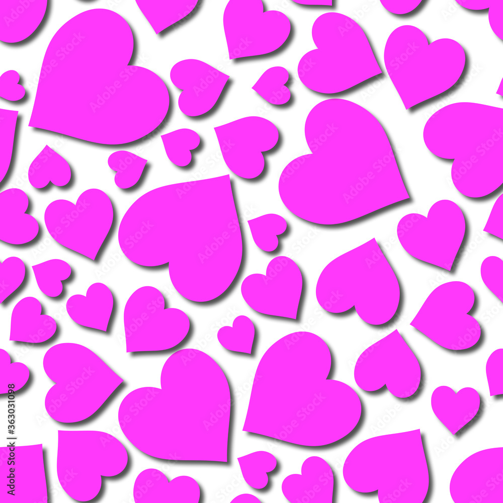 Love heart seamless repeat pattern background Love heart seamless repeat pattern background
