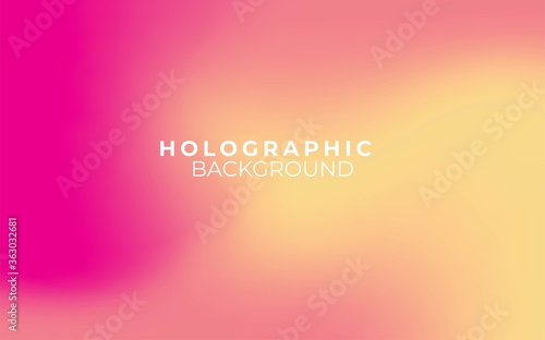 Abstract blur gradient background with trend pastel pink, purple, violet, yellow and blue colors for deign concepts, wallpapers, web, presentations and prints. Vector illustration. © BianOcta