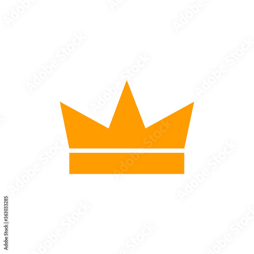 Royal crown icon vector logo