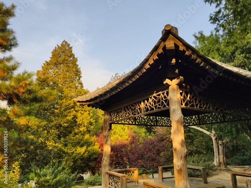 pavilion in the park in Beijing