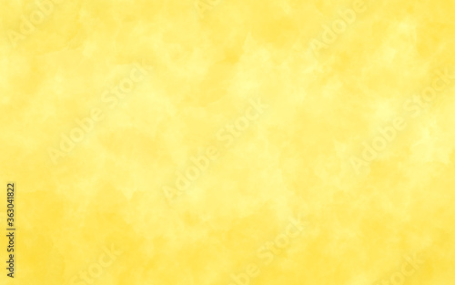 Grunge yellow watercolor distressed cloudy paper background