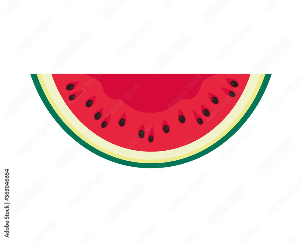 watermelon fresh fruit tropical summer icon watermelon fresh fruit tropical summer icon