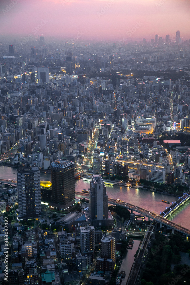 Tokio skyline