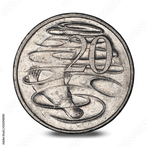 twenty Australian cents