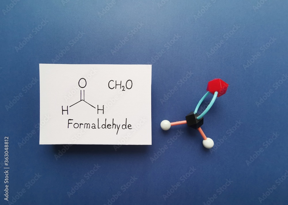 Poster Molecular structure model and structural chemical formula of ...