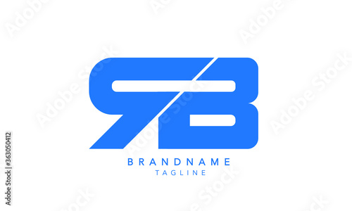 Alphabet letters Initials Monogram logo RB, BR, R and B