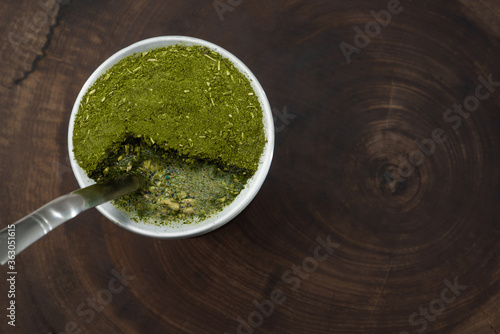 Traditional South American Yerba Mate ("chimarrao" in Brazil)