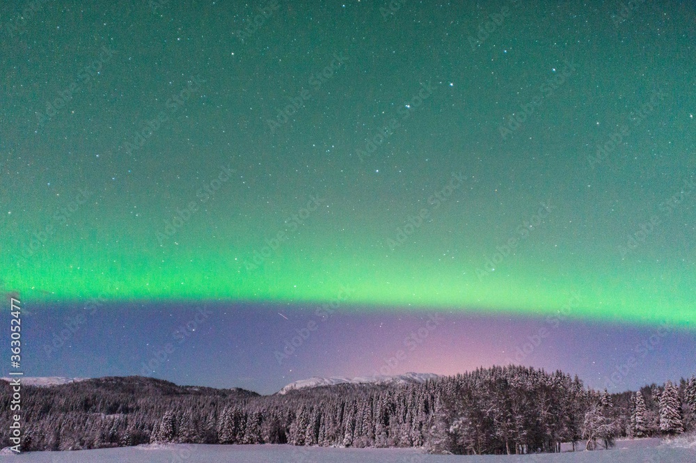 aurora borealis from Norway extremely beautiful