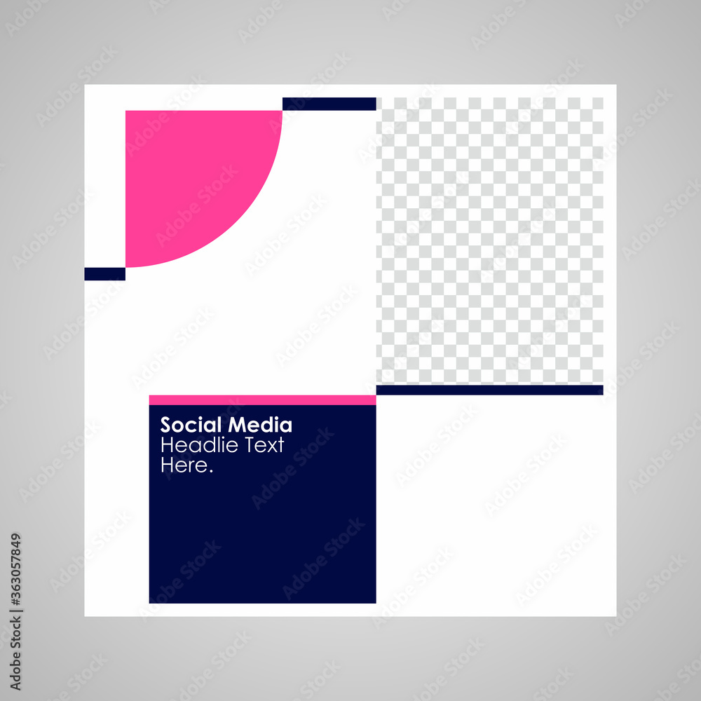 Promotion social media square banner template. Modern set of editable minimal fashion templates for flyers, card and web ads promotion.