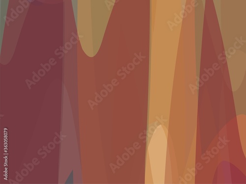 Beautiful of Colorful Art Blue, Red and Orange, Abstract Modern Shape. Image for Background or Wallpaper
