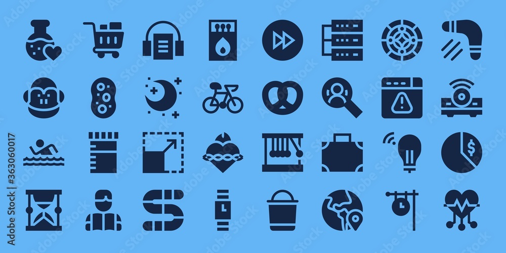 Fototapeta premium simple icon set