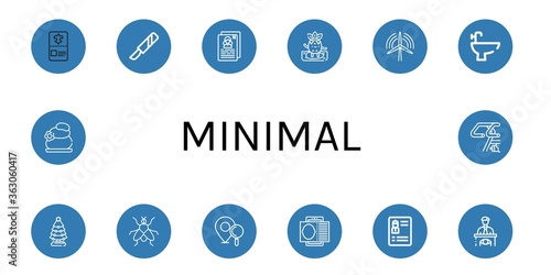minimal icon set