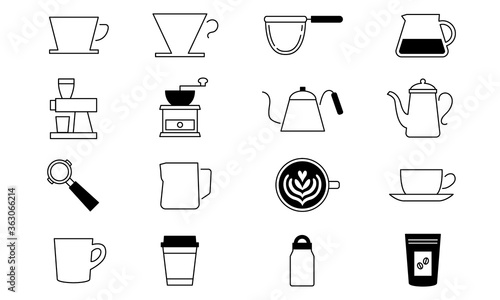 コーヒー器具アイコン