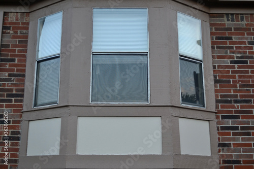 Wallpaper Mural An Apartment Building Windows Exterior View Torontodigital.ca