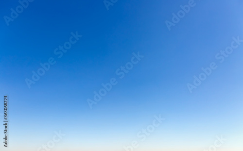 Clear Blue Sky for Background