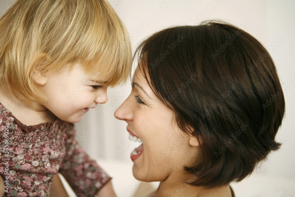 Mother and daughter having fun Mother and daughter having fun