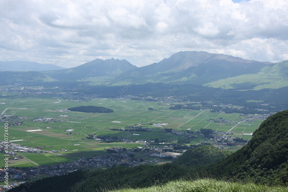 View of the Mt.Aso in Kumamoto Japan(2008)