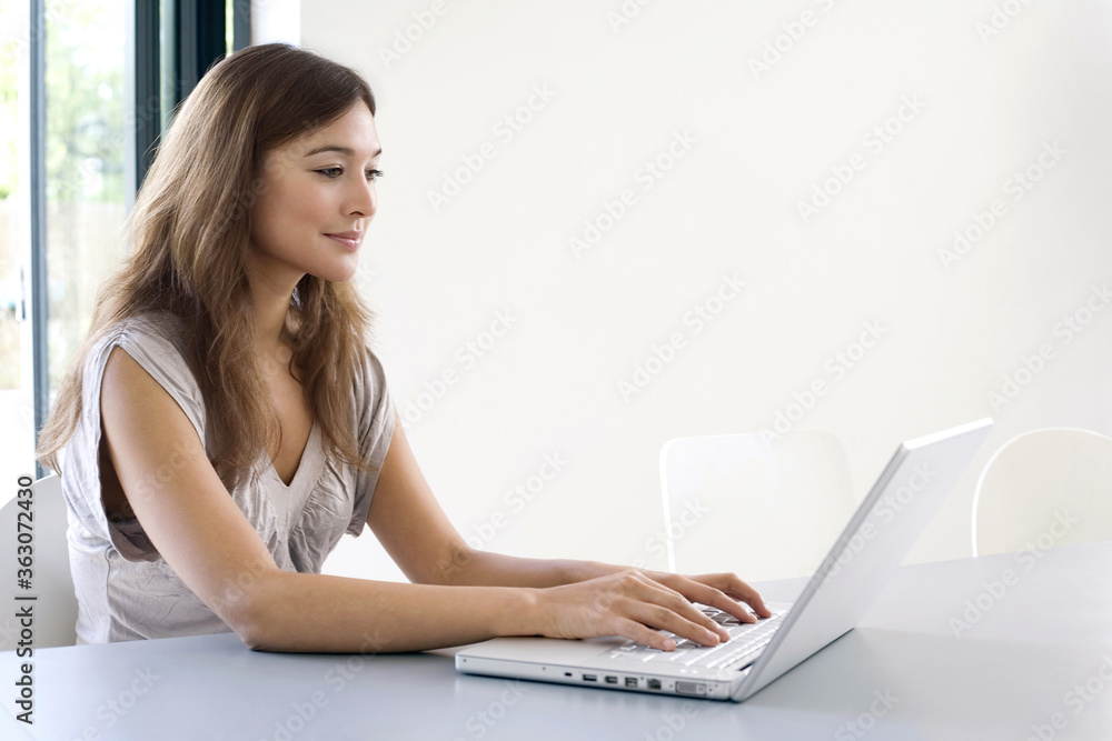 Woman using laptop Woman using laptop