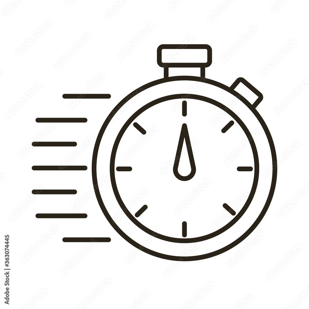 chronometer timer line style icon chronometer timer line style icon