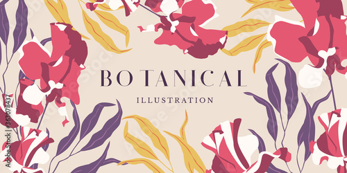 Botanical Flower Illustration