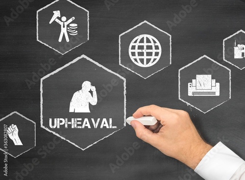 Canvas Print upheaval