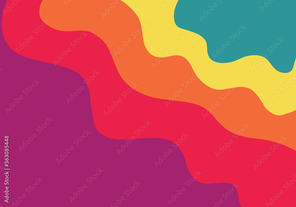 Background in paper style. Abstract colored background. - Illustration	
