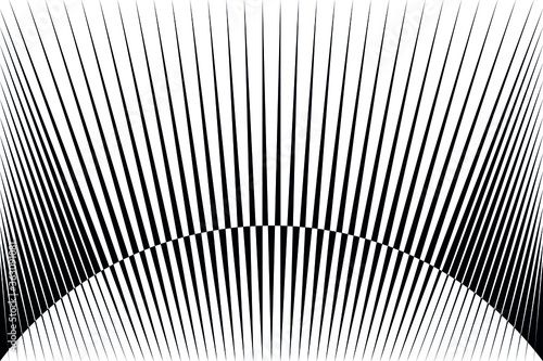 Wallpaper Mural Abstract halftone lines background, geometric dynamic pattern, vector modern design texture for card, cover, poster, decoration. Torontodigital.ca