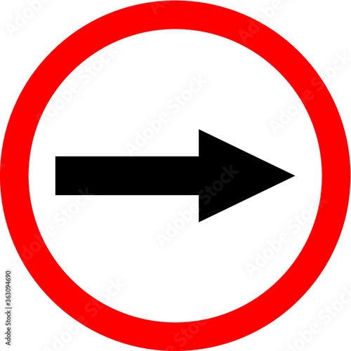Free Download Traffic sign Mandatory - GFXLoad