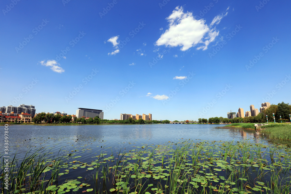 Obraz premium Water Park Natural Scenery, Luannan County, Hebei Province, China