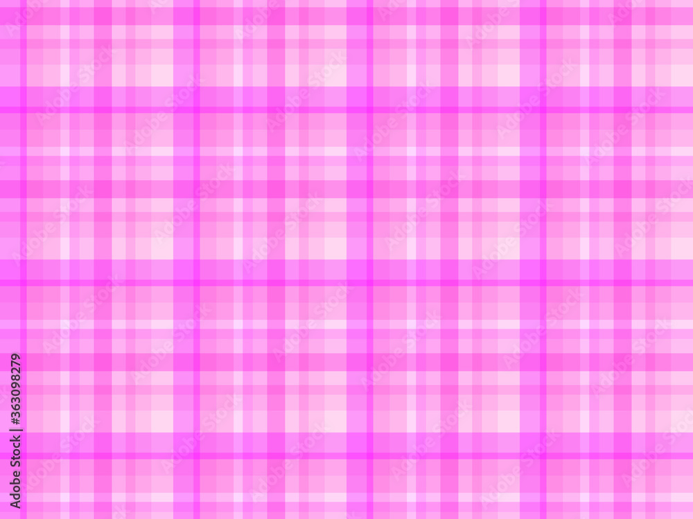ランダムチェック柄 ピンク ランダムチェック柄 ピンク