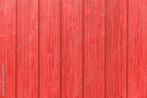 Vintage style wooden fence painted red texture and seamless background