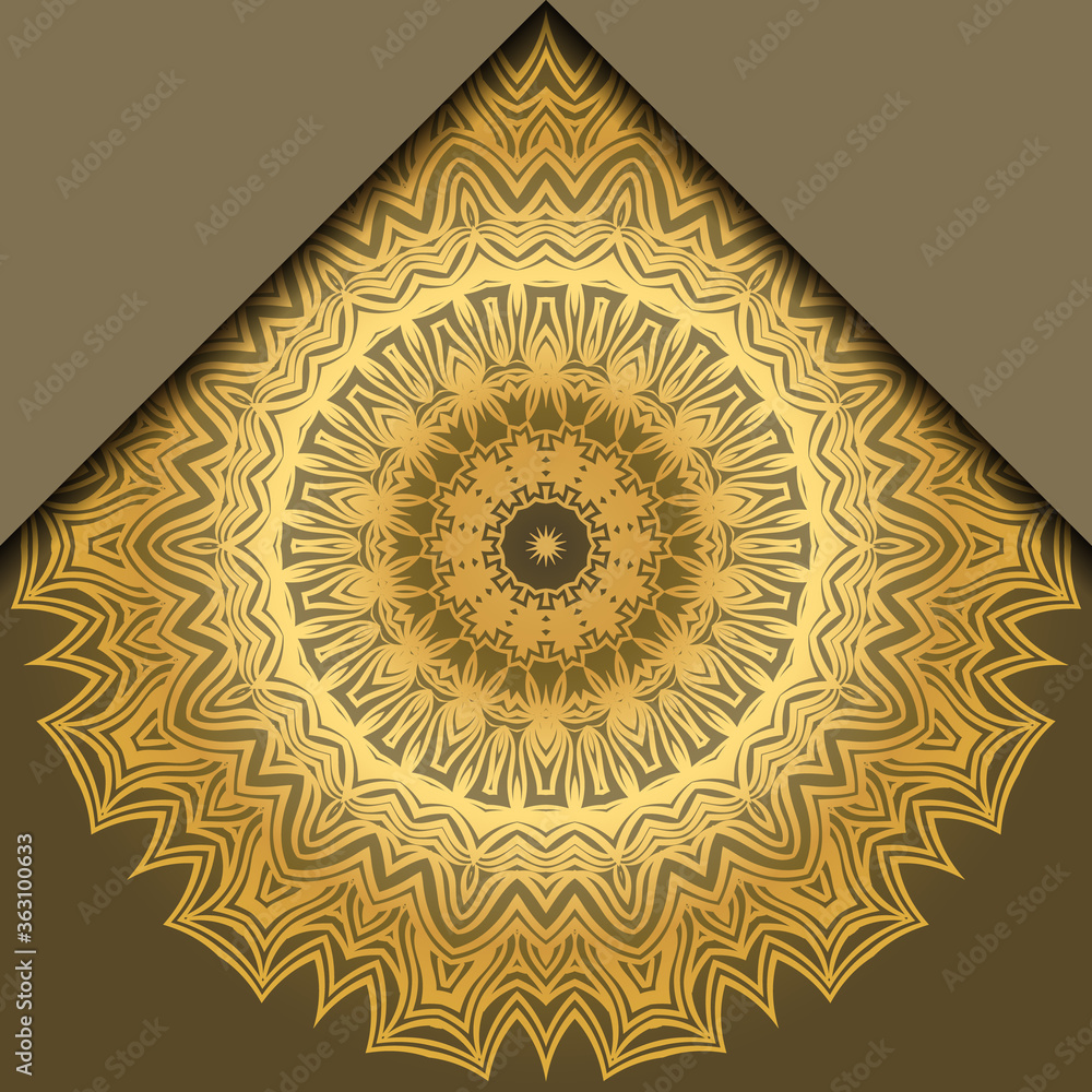 Luxury background. with gold mandala Vector card template. Luxury background. with gold mandala Vector card template.
